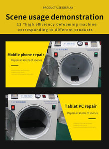 LIANGWEI 13 " high efficiency defoaming machine For mobile phone repair and tablet PC repair - ORIWHIZ