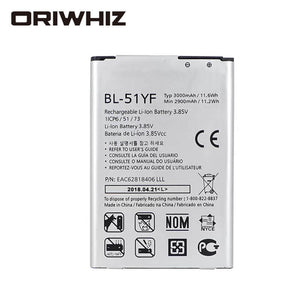OHD BL-51YF battery for G4 BL-51YF H815 H818 H810 VS999 F500 G Stylo 3000mAh original and original spare battery - ORIWHIZ