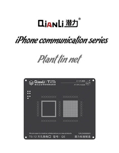 QIANLI 3D black steel plant tin bead stencil for i5 i6 i7 i8 - ORIWHIZ