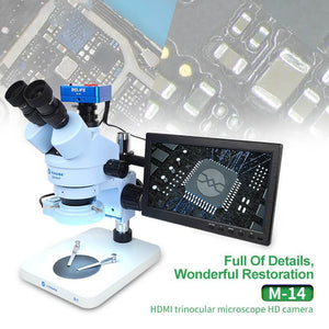 RELIFE CAMERA M-14 DIGITAL /TV /HDMI-compatible Microscope Camera HD 3800W Pixel Industrial Camera for Mobile Phone Repair - ORIWHIZ