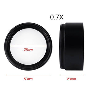 RELIFE M-21 M-22 0.5X 0.7X Auxiliary Objective Lens for Zoom Stereo Microscope Thread 48mm for Trinocular Microscopio - ORIWHIZ