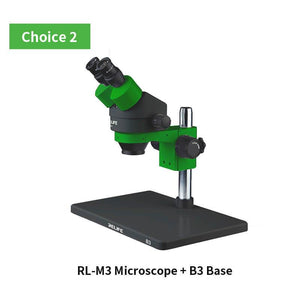 RELIFE M3T-B3 Trinocular Stereo Microscope 7X-45X Zoom Matched With HDMI Camera LED Light for Mobile Repair Microscope - ORIWHIZ
