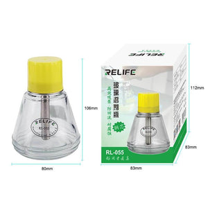 RELIFE RL-055 Copper Core Alcohol Bottle Glass Washing Water Bottle Metal Suction Pipe Pressing Type Automatic Water Bottle - ORIWHIZ