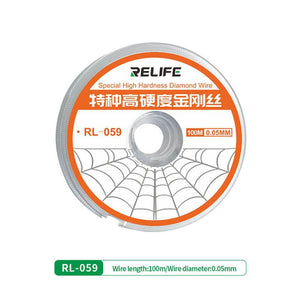 RELIFE RL-059 High Hardness Special Diamond Wire Cutting Molybdenum Wire 0.03mm For Mobile Phone LCD Screen Separation Line - ORIWHIZ