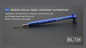 RELIFE RL-720 Presion Aluminum Screwdriver Disassembly Screw Driver Bits Mobile Phone Repair Tool - ORIWHIZ