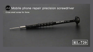 RELIFE RL-720 Presion Aluminum Screwdriver Disassembly Screw Driver Bits Mobile Phone Repair Tool - ORIWHIZ