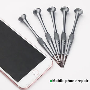 RELIFE RL-721 Screwdriver Set Precision Torx Cross Screwdrivers Tips in Handle for iPhone 11 XR 6 6S 7 8 X Phone Open Hand Tools - ORIWHIZ