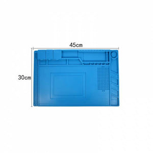 S-160 Heat Insulation Silicone Pad With Screws Box Soldering Platform - ORIWHIZ