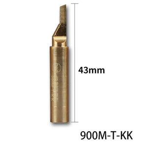 SAYTL 900M-T Copper Soldering Iron Tips High Quality Lead-free Welding tip For 936/937/938/969/8586/852D Soldering Station - ORIWHIZ