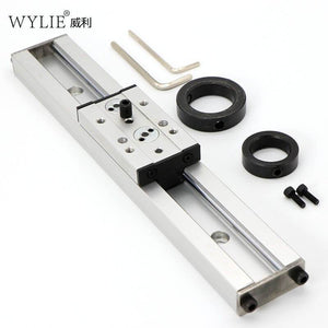 Simple microscope slide rail base 360 degrees rotatable 32mm single hole 25mm three holes adjustable angle - ORIWHIZ