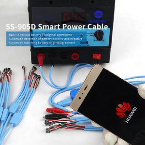 SS-905D Power Boot Line Cable DC Power Supply Current Testing Cable for Iphone And for Android Power Detection Line - ORIWHIZ