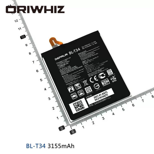 Suitable for BL-T34 BL-T35 BL-T36 battery V30 V30A H930 H932 LS998 Google2 Pixel 2 XL K30 X410TK mobile phone battery - ORIWHIZ