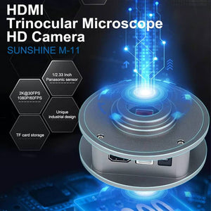 Sunshine M-11 4800W HDMI Trinocular Microscope HD Camera Industrial Grade Camera For Mobile Phone Motherboard Repair Tools - ORIWHIZ
