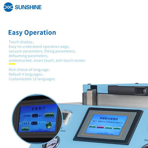 Sunshine S-959E LCD glass laminating machine edge screen oca glass laminator LCD Repair machine for samsung for iphone - ORIWHIZ