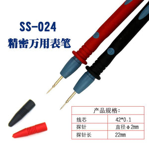 SUNSHINE SS-024 Digital Multimeter Probe Needle Tip Meter Test Leads Pin Wire Pen Cable Line Withstand Voltage 1000V 20A - ORIWHIZ