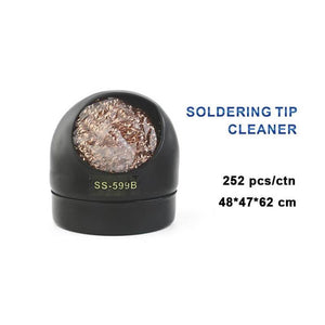 SUNSHINE SS-599B Electric Soldering Iron Tip Cleaner Remove Tin Copper Wire Ball High Temperature Cleaning Ball Quickly reapir - ORIWHIZ