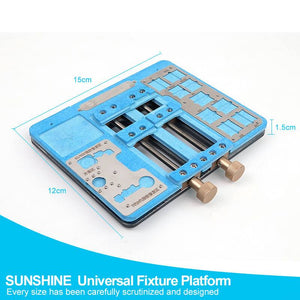 SUNSHINE SS-601J Universal Fixture platform Double Bearing Stable For IPhone PCB Mainboard BGA Repair Fixture Soldering Tool - ORIWHIZ