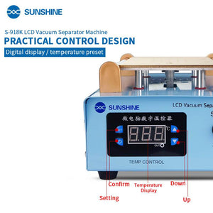SUNSHINHE S-918K High Quality With Low Price Heating Plate Vacuum LCD REPAIR Separator Machine - ORIWHIZ