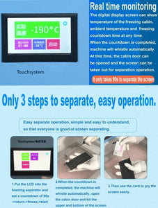 TBK 588 -190 Celsius degree LCD Screen Separator Machine, Freezing LCD Separating Machine Repair for iPhone for Samsung - ORIWHIZ