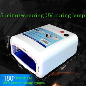 UV Glue Curing Lamp SS 818 With 4 Light Tubes 36W Ultraviolet Phone LCD Front Screen Glass Dryer Professional - ORIWHIZ