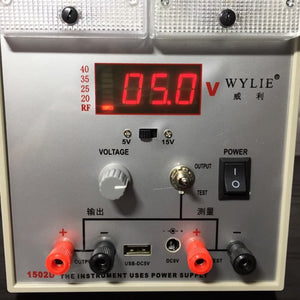 WYLIE 1502D Adjustable Digital DC Power Supply 220V 15V/2A For Phone and PC Repair Laboratory Power Supply - ORIWHIZ