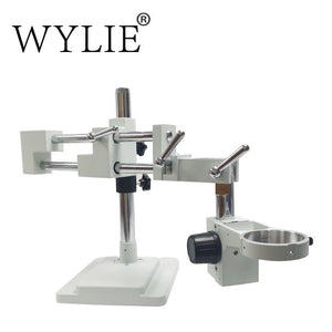 WYLIE Single-arm Double-arm Universal Bracket Trinocular Stereo Microscope Phone Repair 7-45x Continuous Zoom Long Arm Bracket - ORIWHIZ